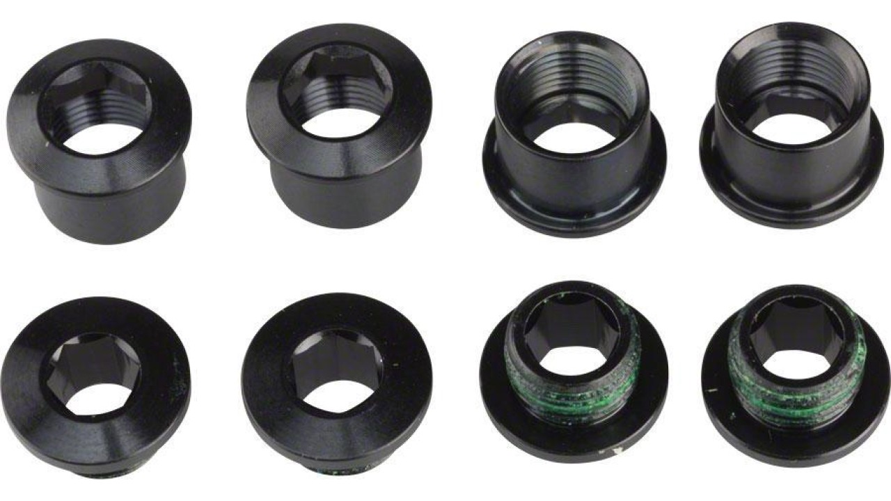 CHAINRING BOLT KIT Quarq MTB, X01 4pcs ALUM BLACK CHAINRING BOLT KIT Quarq MTB, X01 4pcs ALUM BLACK