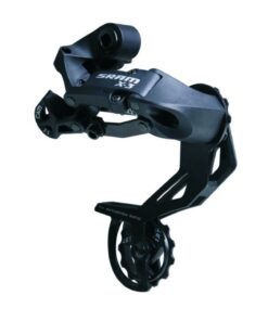 Dérailleur arrière X-3 6-8-vit Long Cage Black