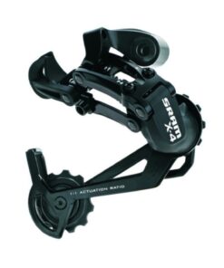 Dérailleur arrière X-4 7-8-vit Long Cage Black