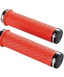 Poignées SRAM LockingGrips DH Silikon 130mm Paar rouge