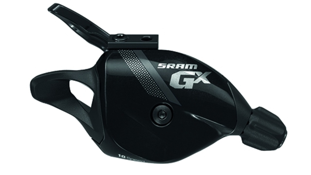 Trigger SRAM GX (2x10) 10-vit. noir incl. Discrete Clamp Trigger SRAM GX (2x10) 10-vit. noir incl. Discrete Clamp