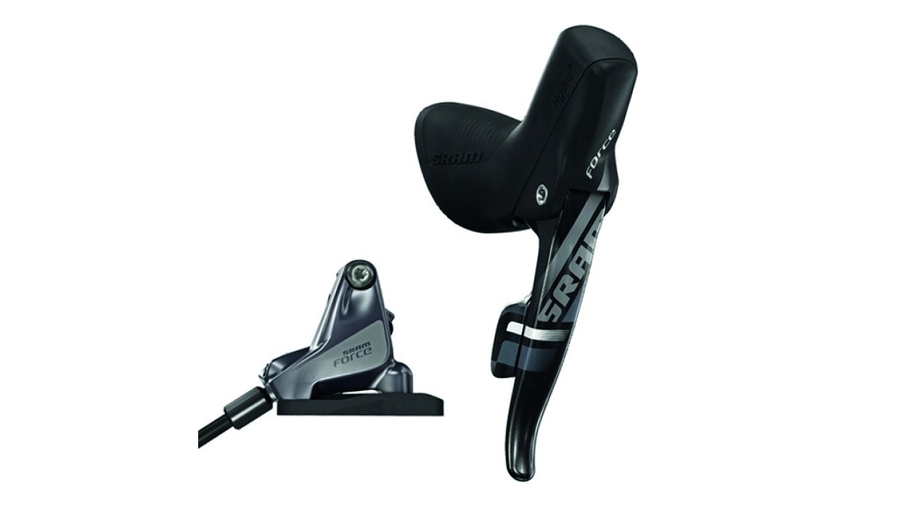 Hydr. Levier Frein à Disc Force 1 incl. étrier FlatMount avant, Sram Hydr. Levier Frein à Disc Force 1 incl. étrier FlatMount avant, Sram