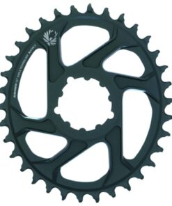 Platteau Eagle Oval 32Z 6mm Offset X-Sync 2 Alu, Direct Mount noir