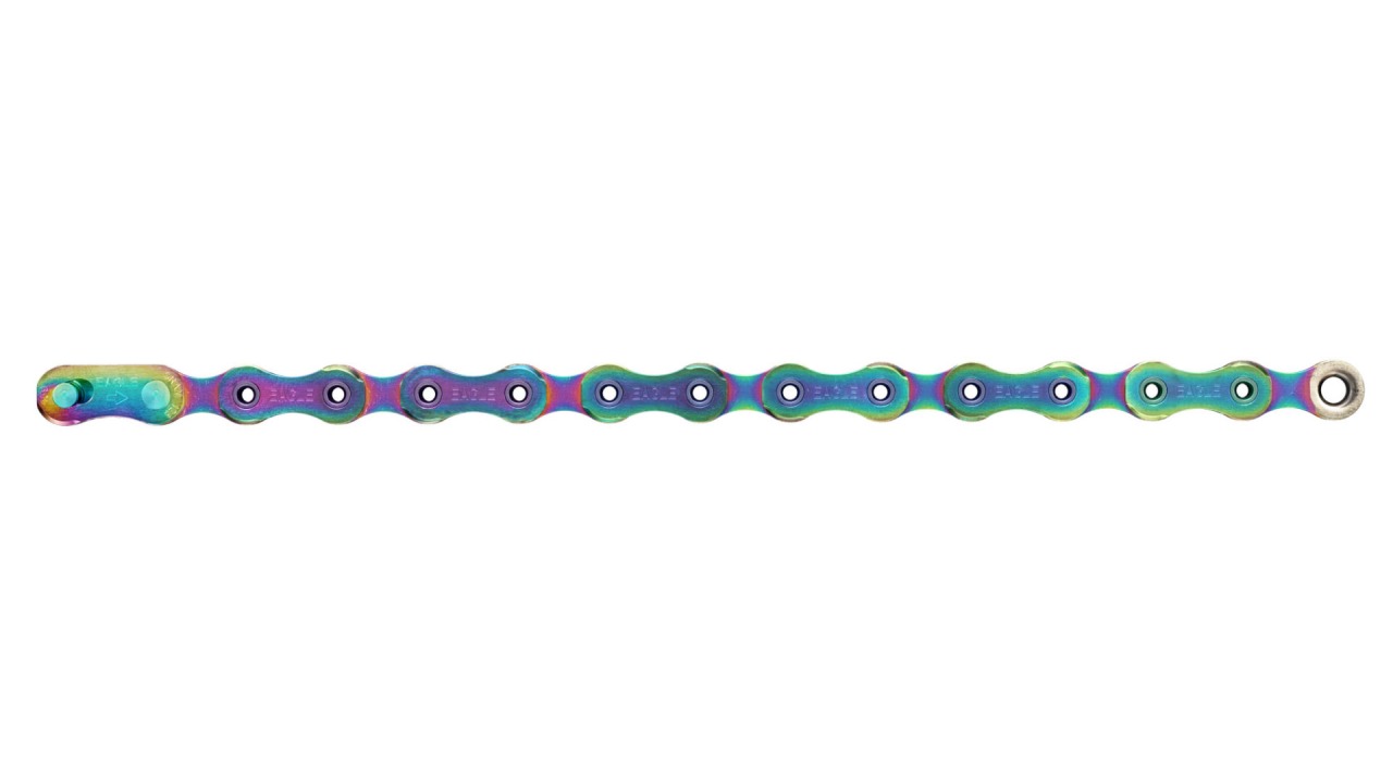 Chaîne XX1 Eagle 126 Glieder PowerLock 12-vit Rainbow Chaîne XX1 Eagle 126 Glieder PowerLock 12-vit Rainbow