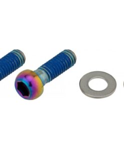 jeu de vis fixation acier 18mm, Rainbow Oil Slick
