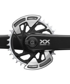 Powermeter XX Eagle T-Type 32Z 175mm Spindle, Q174 CL55 DUB MTB Wide, Black