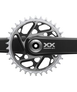 Pedalier XXSL Eagle T-Type 34Z 165mm Q174 CL55 DUB MTB Wide Carbon Black