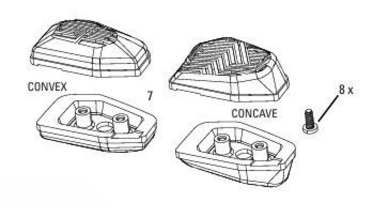 AXS POD Ultimate Controller Caps 2x concave & 2x convex AXS POD Ultimate Controller Caps 2x concave & 2x convex