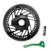 Power Meter Kit DM 54-41T Red AXS E1 2x12, Black/Silver