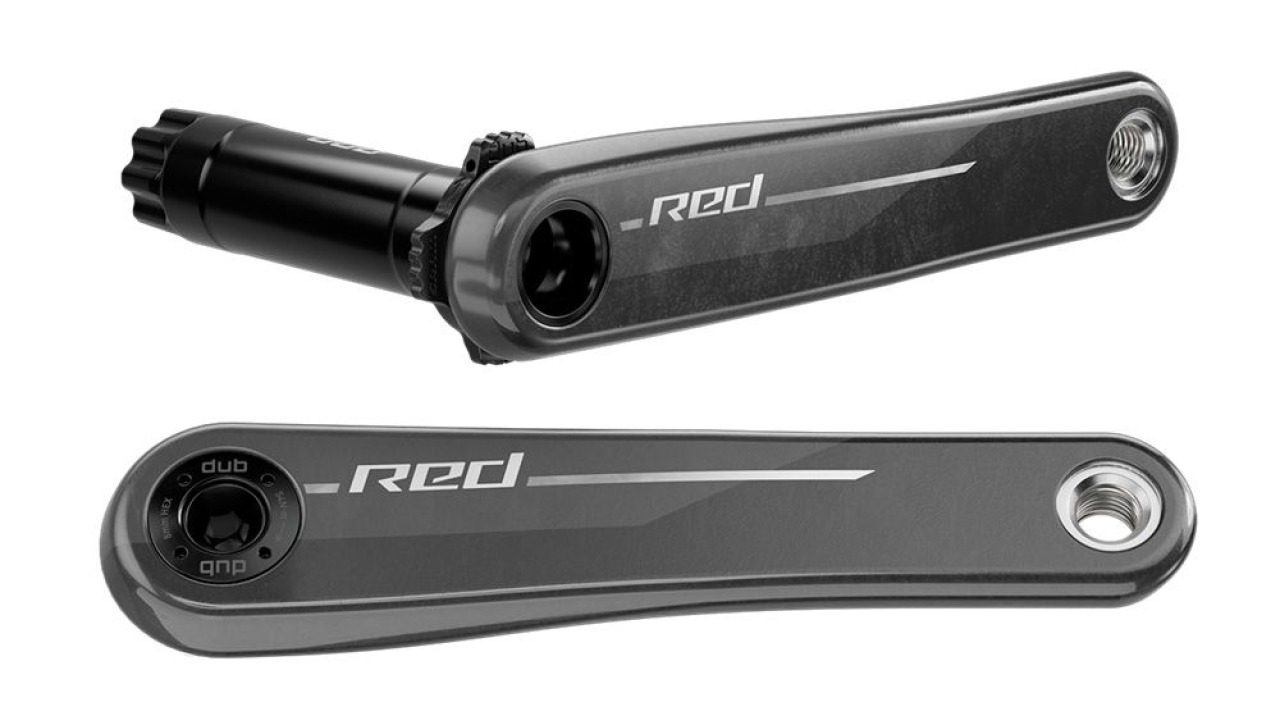 Pédalier RED DUB WIDE 172.5mm Carbon, Direct Mount, XPLR, E1 Pédalier RED DUB WIDE 172.5mm Carbon, Direct Mount, XPLR, E1