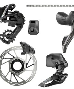 Force AXS E1 2x Groupset Shifters, Chaîne, RD, FD, Rotors