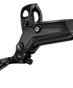 Lever assembly - Alu, Black anodized Level Silver Stealth C1