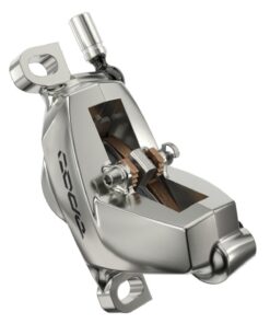 Brake Caliper Assembly - Silver Anodized Code Ultimate Stealth C1