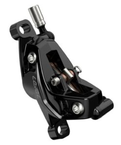 Brake Caliper Assembly - Black anodized Level 4P Silver Stealth C1