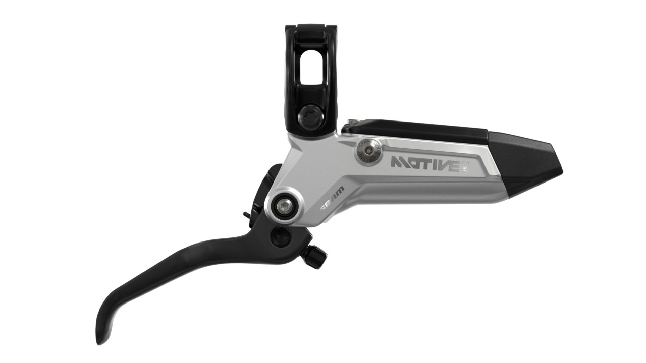 Brake Lever Assembly - Carbon Lever Silver Ano - Motive Ultimate A1+ Brake Lever Assembly - Carbon Lever Silver Ano - Motive Ultimate A1+