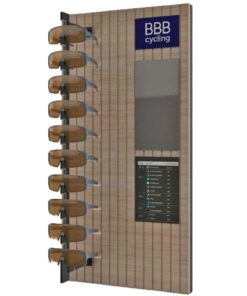 DisplayFlex 10 lunettes Slatwall/perforé 90 x 31 cm