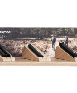 Présentoir de catégorie Minipompes en bois 50x25cm sans étagère multishelf