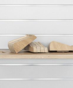 Présentoir de catégorie Minipompes en bois 50x25cm sans étagère multishelf