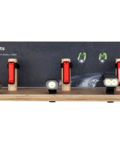 Présentoir de catégorie Lights bois 50x25