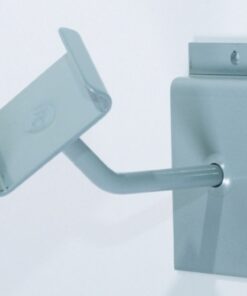 Présontoir pour selles compatible avec slatwall