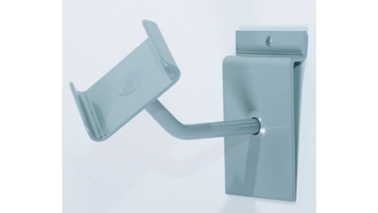 Présontoir pour selles compatible avec slatwall Présontoir pour selles compatible avec slatwall