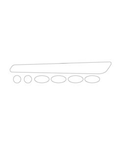 Protège Cadre Bikeskin transparent 2x Ø20mm, 4x 20x40mm, 1x 250x30mm
