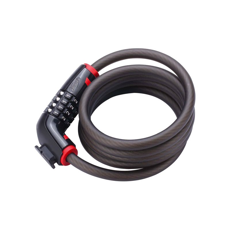 Zahlenschloss Codelock schwarz 12 x 1800mm
Äußerst sicheres Fahrradschloss.Zusätzlich geschützter haltbarer Schließmechanismus.Dickes und haltbares, in sich gedrehtes inneres Stahlkabel für maximalen Schutz.4-stelliger Zahlencode.Zahlenkombination frei wählbar.Robuster Schließmechanismus aus Metall.Die Abdeckung verhindert, dass Schmutz und Staub durch das Schlüsselloch in das Schloss eindringen.Passend für BBL-92 CableFix und BBL-93 CableTie. Zahlenschloss Codelock schwarz 12 x 1800mm
Äußerst sicheres Fahrradschloss.Zusätzlich geschützter haltbarer Schließmechanismus.Dickes und haltbares, in sich gedrehtes inneres Stahlkabel für maximalen Schutz.4-stelliger Zahlencode.Zahlenkombination frei wählbar.Robuster Schließmechanismus aus Metall.Die Abdeckung verhindert, dass Schmutz und Staub durch das Schlüsselloch in das Schloss eindringen.Passend für BBL-92 CableFix und BBL-93 CableTie.