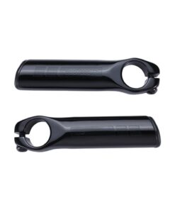 Embouts guidon Lightstraight 95mm noir brillant, alu fraisé CNC 104g