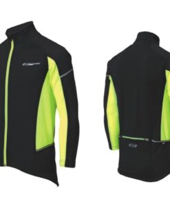 Veste d'hiver hommes déperlante et coupe-vent jaune fluo S