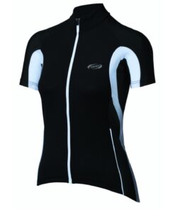 Maillot courtes Damen Powergirl noir-blanc, XL