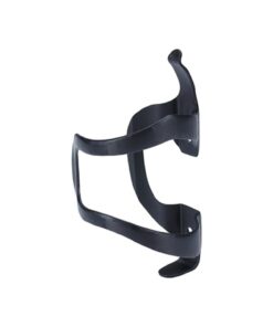 Porte-bidon Sidecarbon gauche noir mat UD-carbone 29g, boulons alu inclus