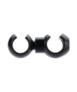 FIXATION CÂBLE Ø4/5MM, 4 PCS. NOIR