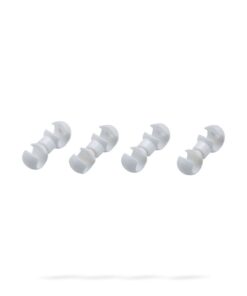 FIXATION CÂBLE Ø4/5MM, 4 PCS. BLANC