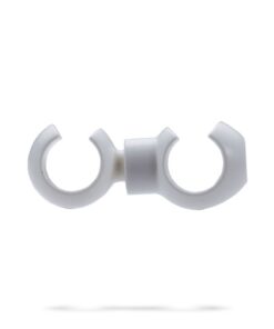FIXATION CÂBLE Ø4/5MM, 4 PCS. BLANC