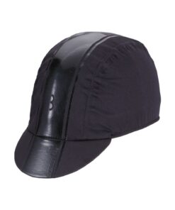 Casquette déperlant avec elastique sur l'arrière unisize/unisexe, noir