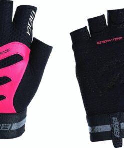 Gants d'été Equipe doigts courts unisexe noir-rouge XL