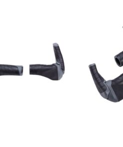 Poign. ergo 92/133mm barends 85mm n/gris