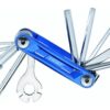 Mini-outil PrimeFold S avec 9 fonctions Hex: 2/2.5/3/4/5/6/8, tournevis, Torx 25