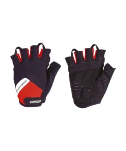 Gants d'été Highcomfort doigts courts unisexe noir-rouge XXL