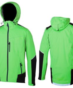 Veste pluie DeltaShield vert-bleu 10'000mm étanche, unisex, XXXL