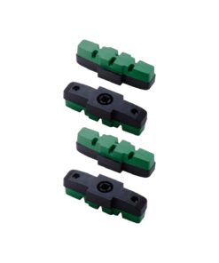 Patin frein E-Bike HS11/-22/-33 2 paires noir-vert, performance optimisée