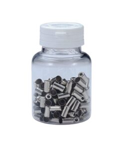 Embouts de gaine 5mm argent 150 pièces