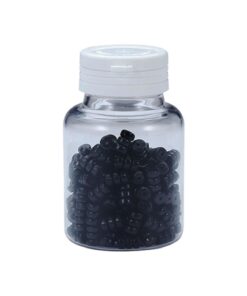 Protection cadre en silicone pour câble jusqu'à 1.8mm, 150x3 pcs. Donuts, noir