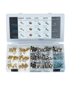 Kit pièces détachées frein hydrolique Sram, Avid, Magura, Shimano, 155 pcs.