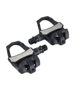 Pédale velo route 255g av. 7°clips, noir Corps renforcé en fibres, axe CrMo
