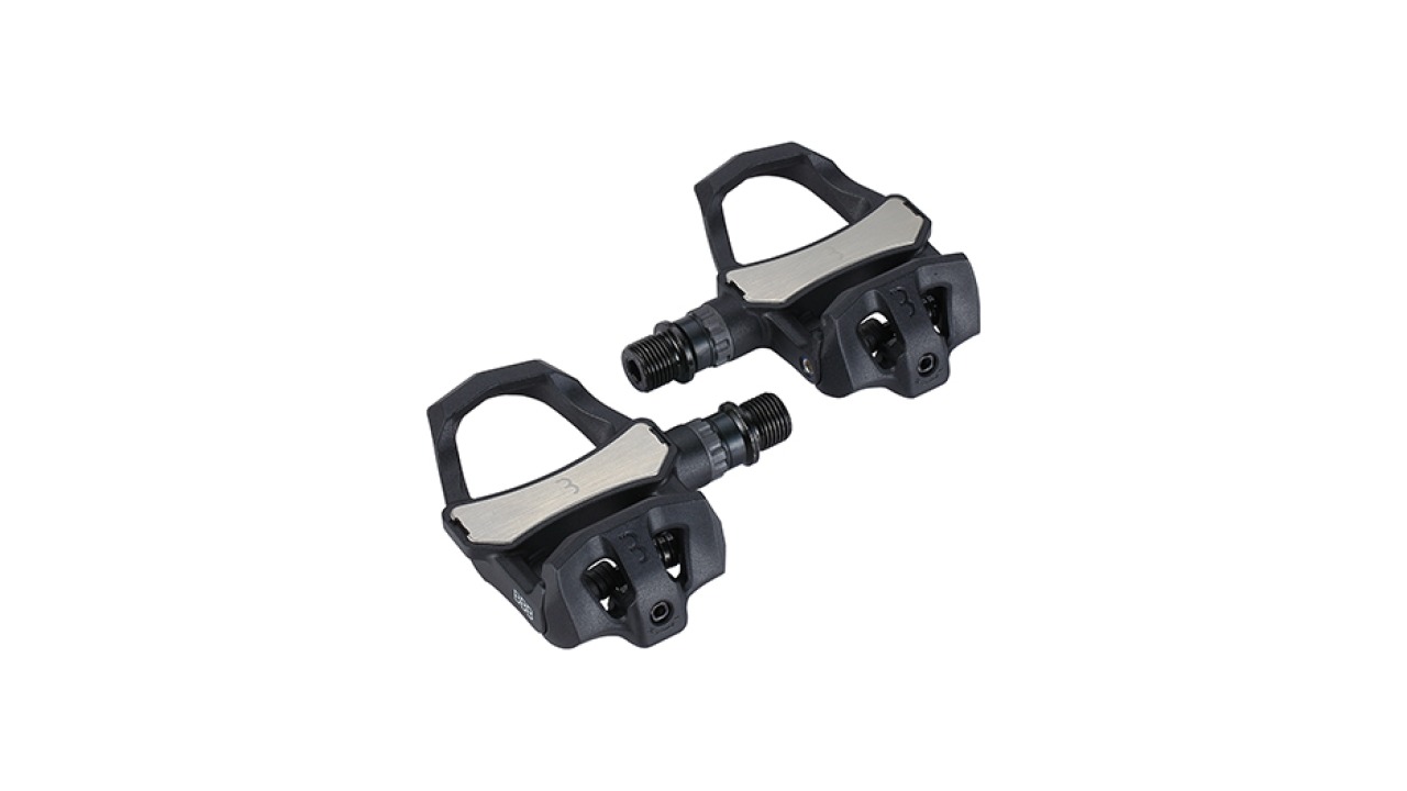 Pédale velo route 255g av. 7°clips, noir Corps renforcé en fibres, axe CrMo Pédale velo route 255g av. 7°clips, noir Corps renforcé en fibres, axe CrMo