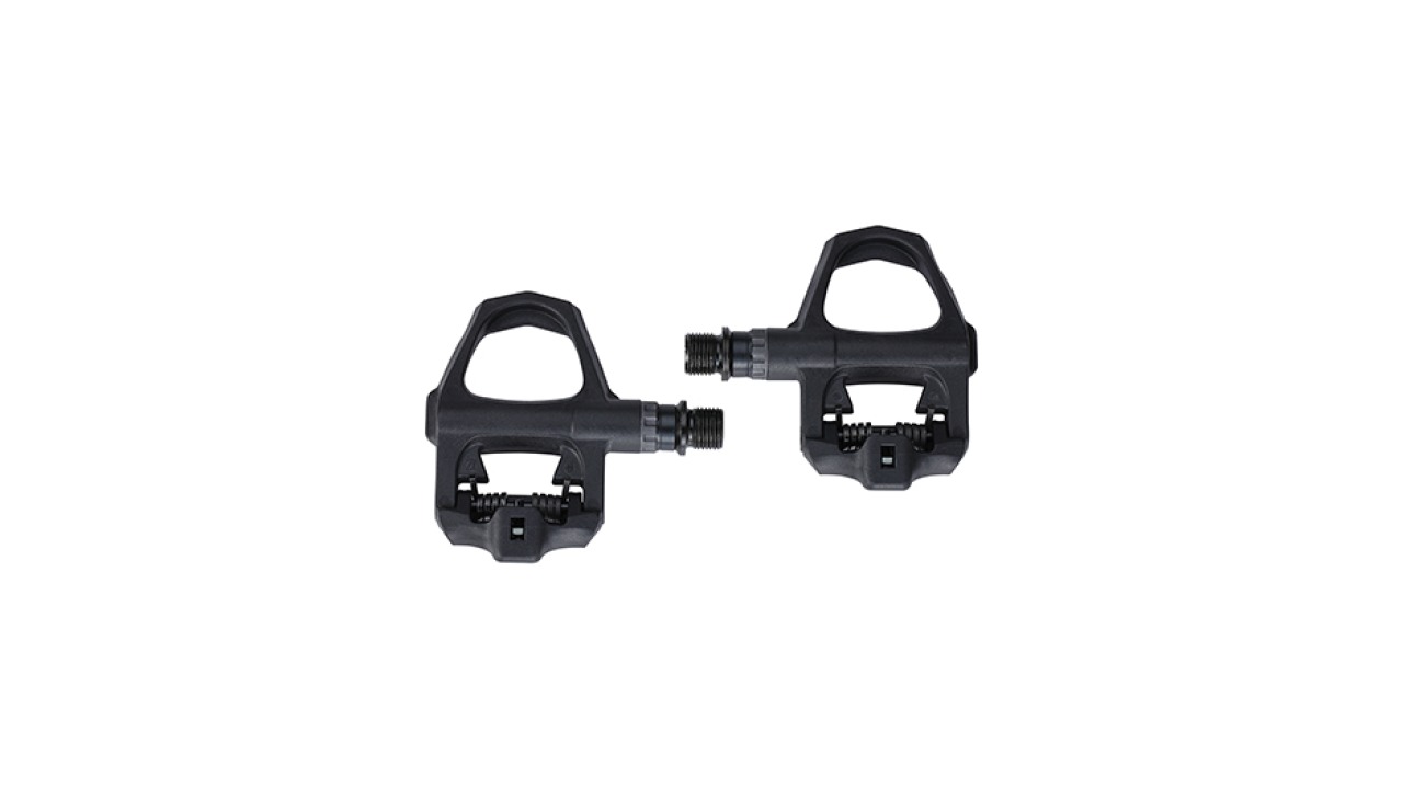 Pédale velo route 255g av. 7°clips, noir Corps renforcé en fibres, axe CrMo Pédale velo route 255g av. 7°clips, noir Corps renforcé en fibres, axe CrMo