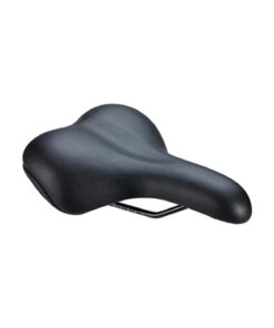 Selle City soft-medium unisexe 460g posture 75° noir 190 x 250 mm