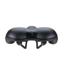 Selle City soft-medium unisexe 460g posture 75° noir 190 x 250 mm