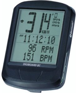Compteur DigiBoard 42 fonctions noir ANT+, avec capteurs cadence + vitesse